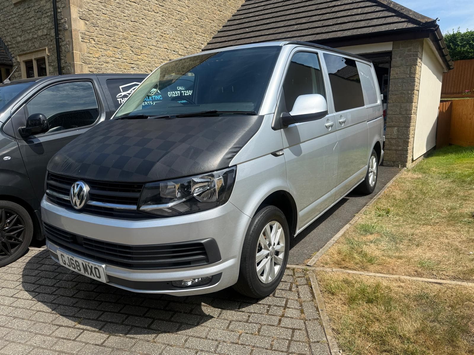 VW camper exterior after mobile valeting
